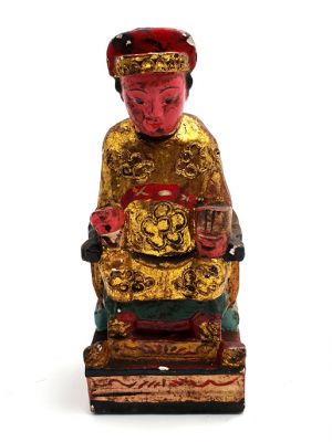 Ancienne reproduction - Petite Statue votive Chinoise - Mère de famille