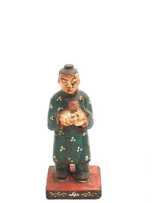 Ancienne reproduction - Petite Statue votive Chinoise - Petit serviteur