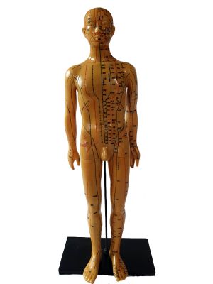 Ancienne Statue Acupuncture chinoise - Plastique - Homme 3