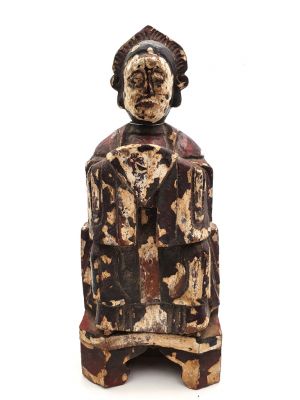 Ancienne statue votive chinoise - Femme chinoise Ancienne statue votive chinoise - Femme chinoise