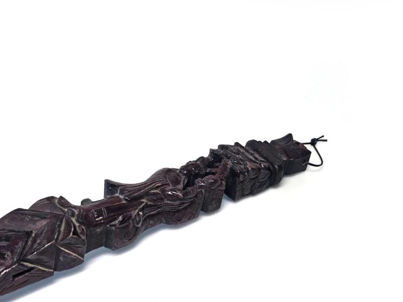 Ancient Bamboo Scholar Brush – Qing Dynasty Intellectual Harmony 3