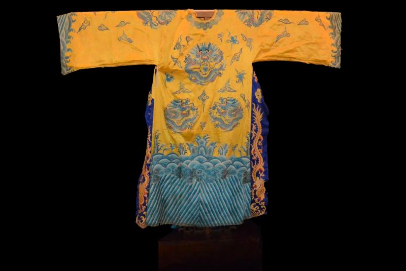 Ancient Chinese Theater Costume Imperial Yellow 1