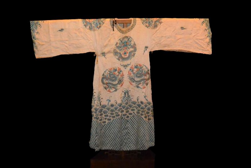 Ancient Chinese Theater Costume Light brown Dragon 2 1