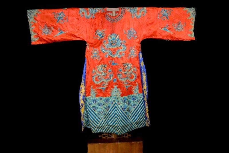 Ancient Chinese Theater Costume - Red Dragon 1