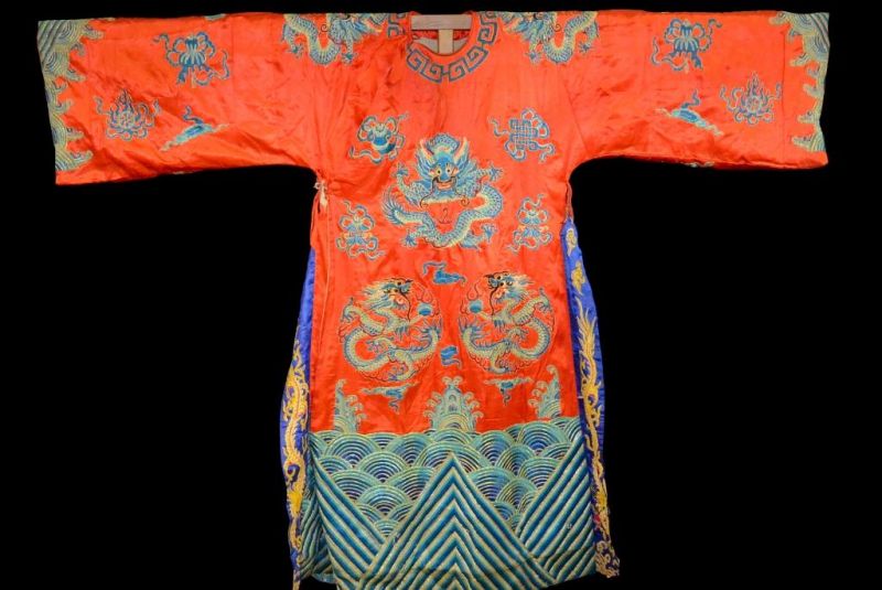Ancient Chinese Theater Costume - Red Dragon 2