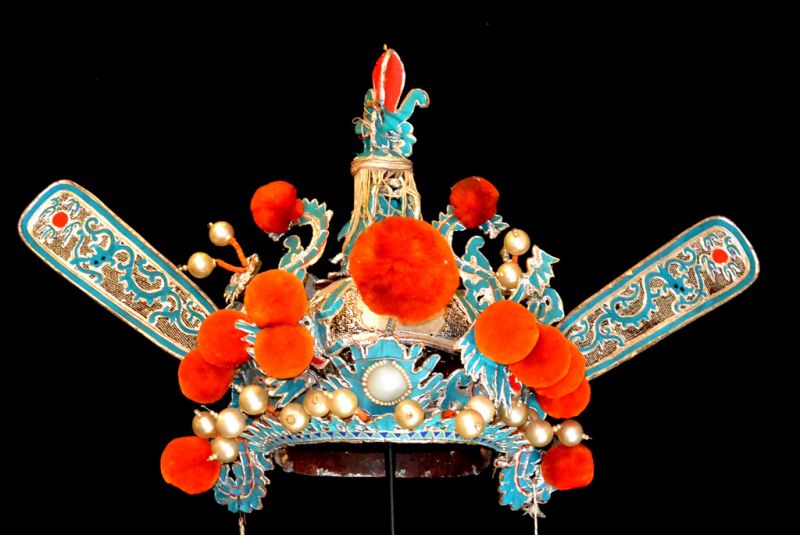 Ancient Chinese Theatre Hat Crown of the Emperor 1