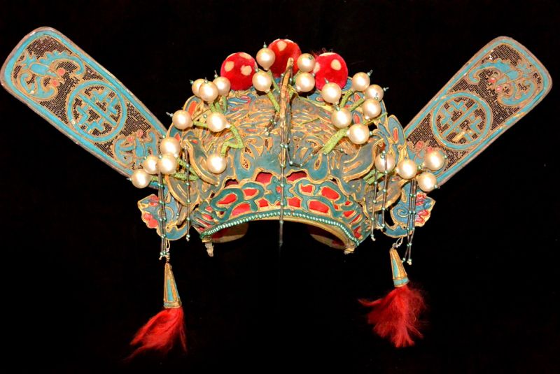 Ancient Chinese Theatre Hat Phoenix of Fire 1