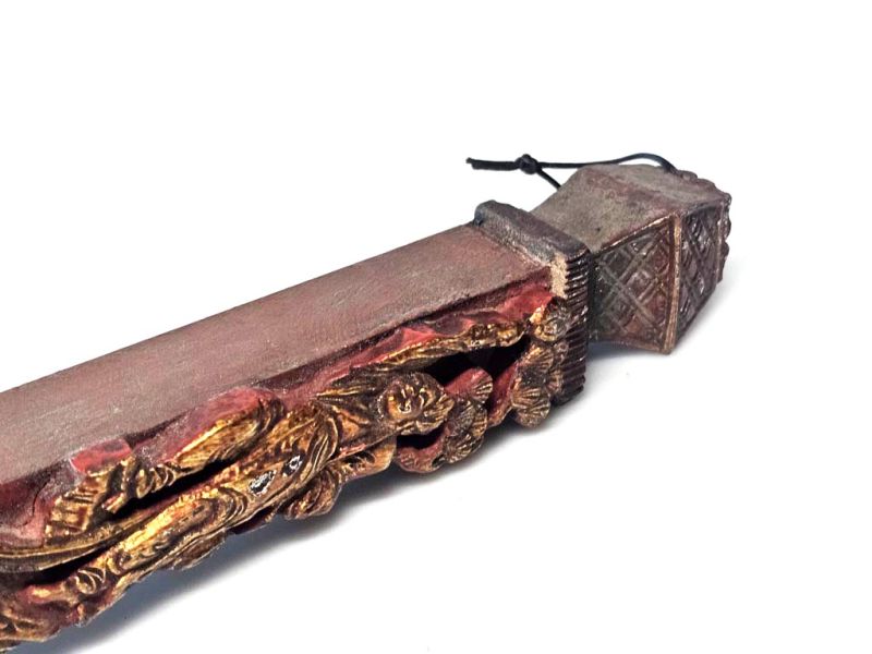 Ancient Imperial Gold‑Relief Brush – Qing Dynasty Artistic Masterpiece 5