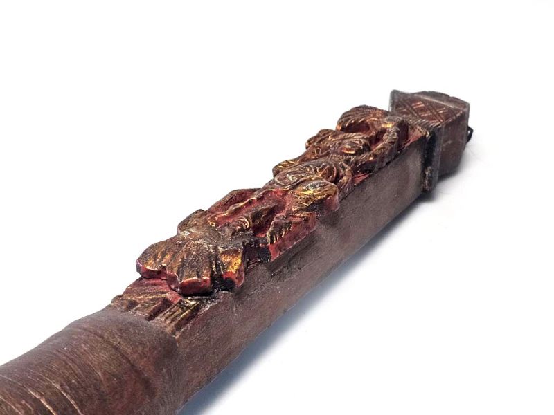 Ancient Lady‑Carved Brush – Feminine Elegance of the Qing Dynasty 4