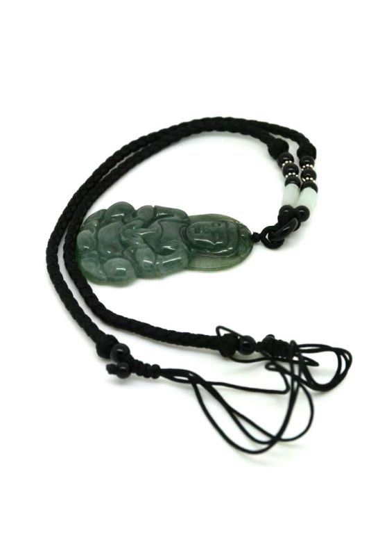 Anhänger aus Jade - Großen Buddha - Kaiser grün 4