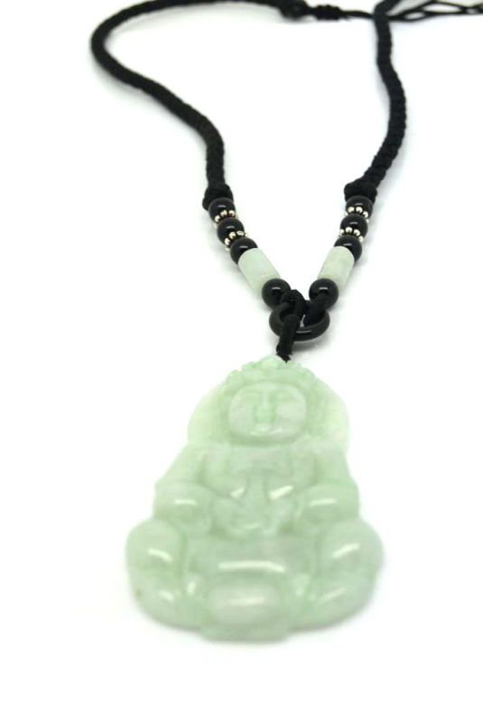 Anhänger aus Jade Großen Weißen Buddha 2