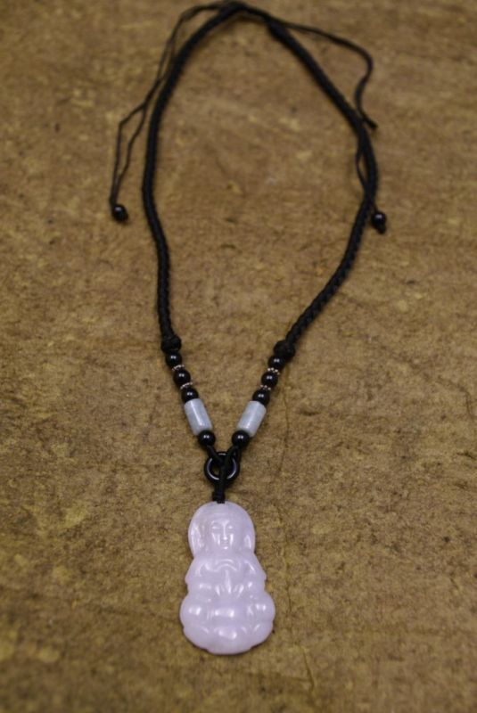 Anhänger aus Jade Weiss Jade Buddha 4