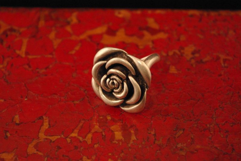 Anillo de China Minoría Miao Flor de Lotus 1