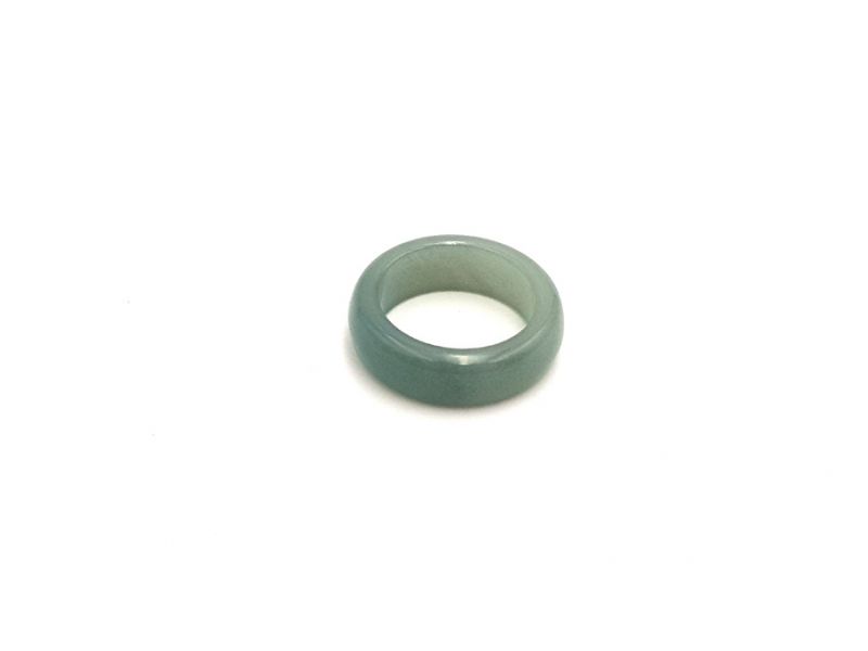 Anillo de Jade Verde Translúcido - 51 1