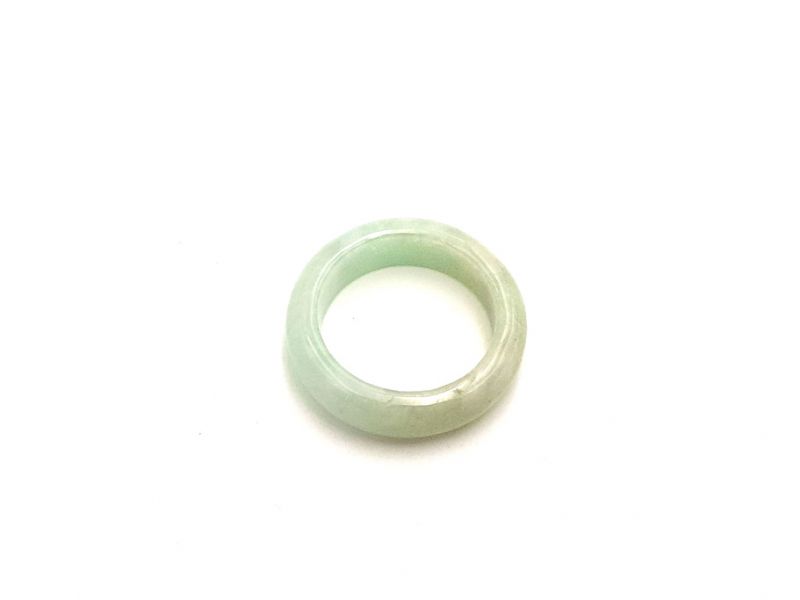 Anillo de Jade Verde Translúcido - 61 3