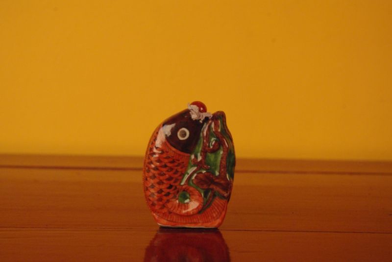 Chinese FengShui Fish snuff bottle 1