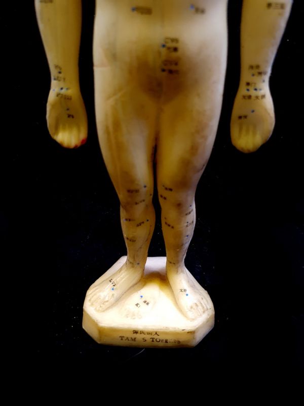 Antigua estatua de acupuntura china - Plástico - Hombre 2 - Estatua pequeña 3