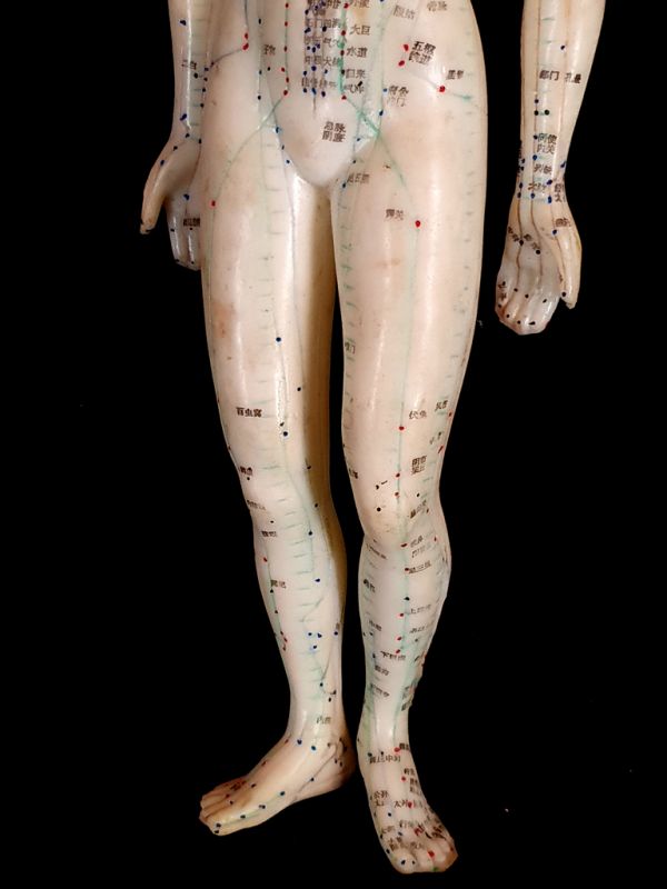 Antigua estatua de acupuntura china - Plástico - Mujer 2 3