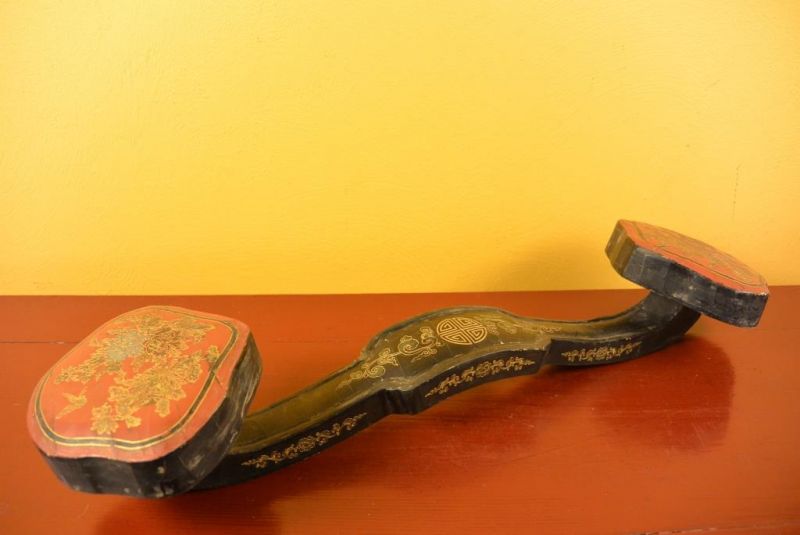 Haga clic en la imagen para ampliar Antigua Laca China - Ruyi Cetro 1