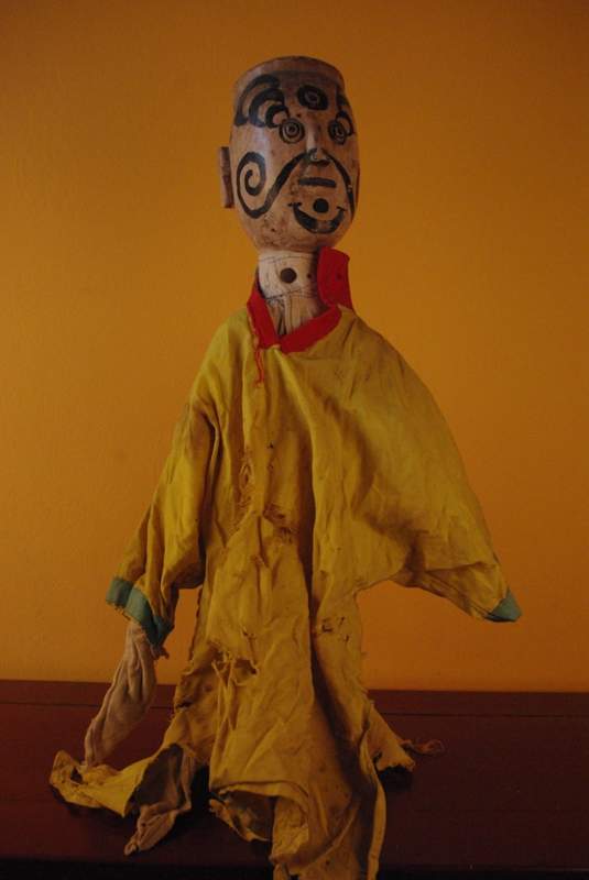 Haga clic en la imagen para ampliar Antigua Marioneta China de Madera 1