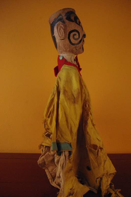 Haga clic en la imagen para ampliar Antigua Marioneta China de Madera 4