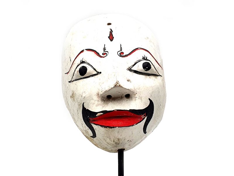 Antigua máscara de Java - Blanco 3