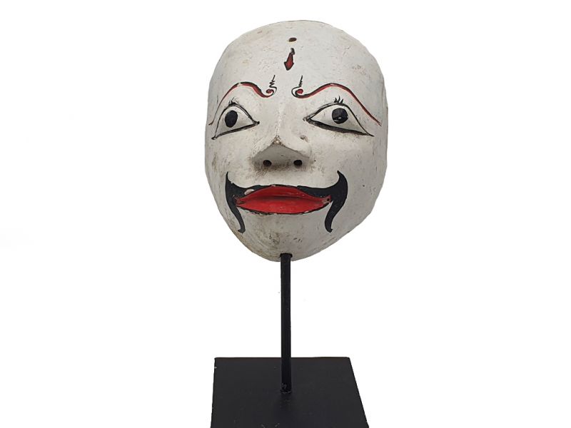 Antigua máscara de Java - Blanco 4