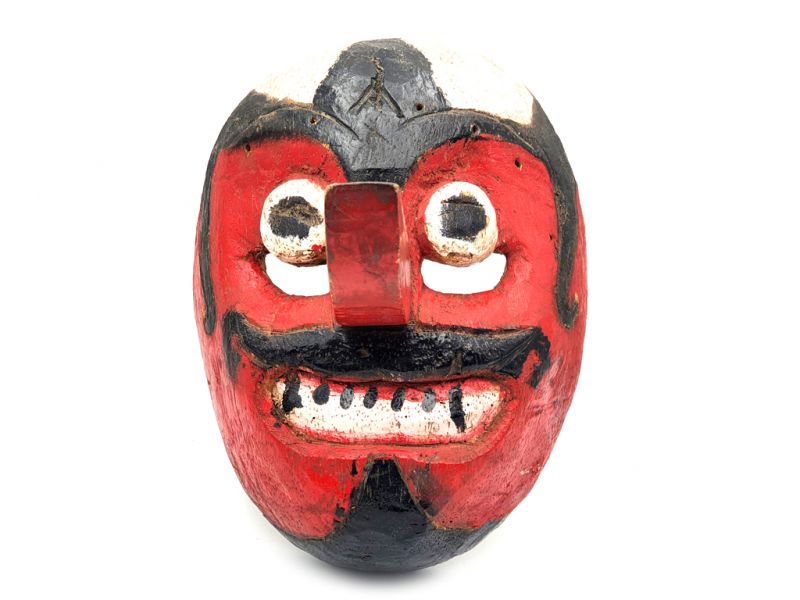 Antigua máscara de Java - Teatro indonesio - Máscara topeng javanesa 3