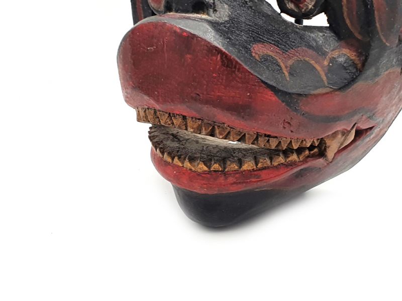 Antigua máscara de Java - Teatro indonesio - Máscara topeng javanesa 3