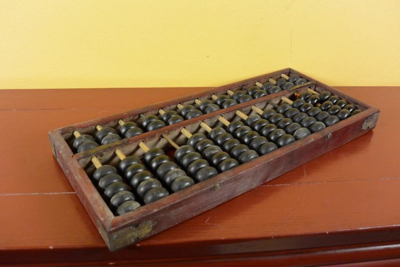 Antiguo ábaco - Estudiante chino 4