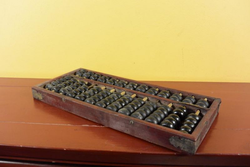 Antiguo ábaco - Estudiante chino 5