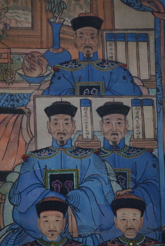 Haga clic en la imagen para ampliar Antiguo Gran Ancestro Chino Dinastía Qing 3