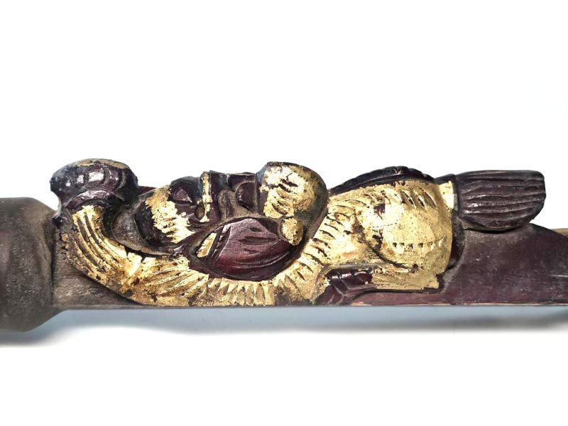 Antiguo Pincel Tallado con Perro Fu – Fortaleza Protectora y Fortuna de la Dinastía Qing 5