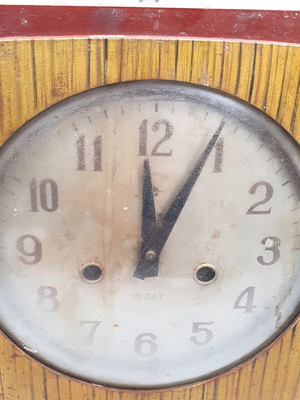 Antiguo reloj chino - péndulo chino - Polaris - 2 cervatillos en el bosque 2