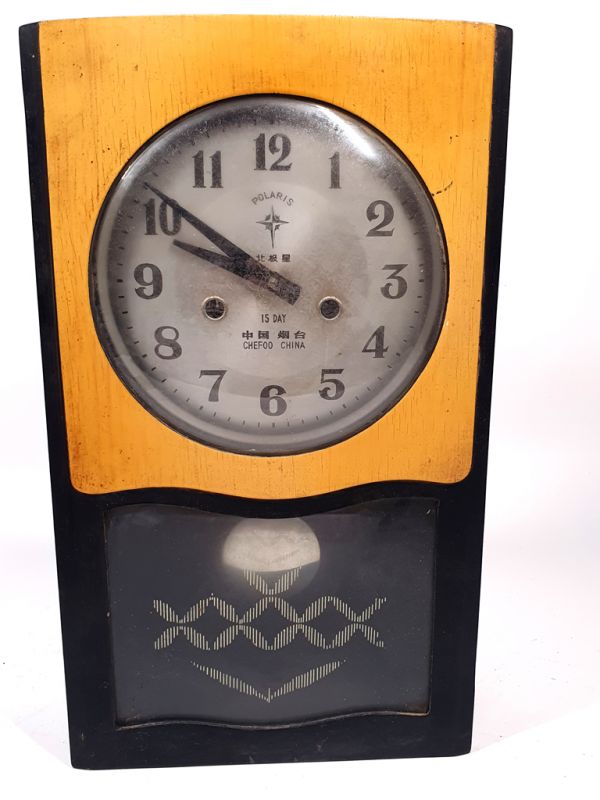 Antiguo reloj chino - péndulo chino - Polaris - Art Deco 1