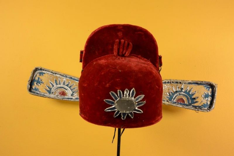 Antiguo Sombrero teatro chino - Casquillo emperador invierno 1