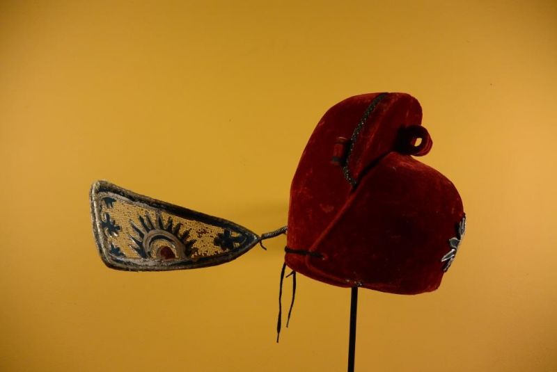 Antiguo Sombrero teatro chino - Casquillo emperador invierno 4