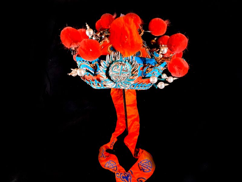 Antiguo Sombrero teatro chino Tocado de verano - Chino mandarín 1