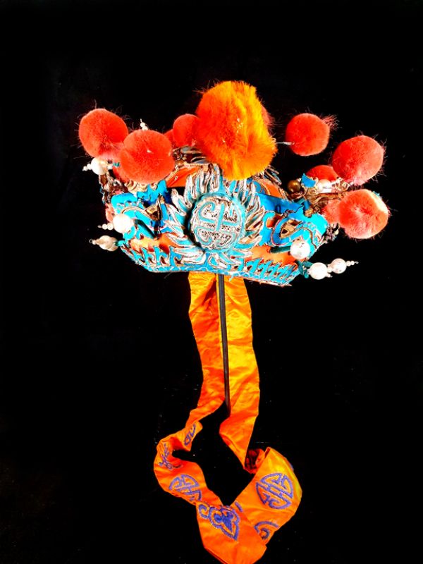 Antiguo Sombrero teatro chino Tocado de verano - Chino mandarín 5