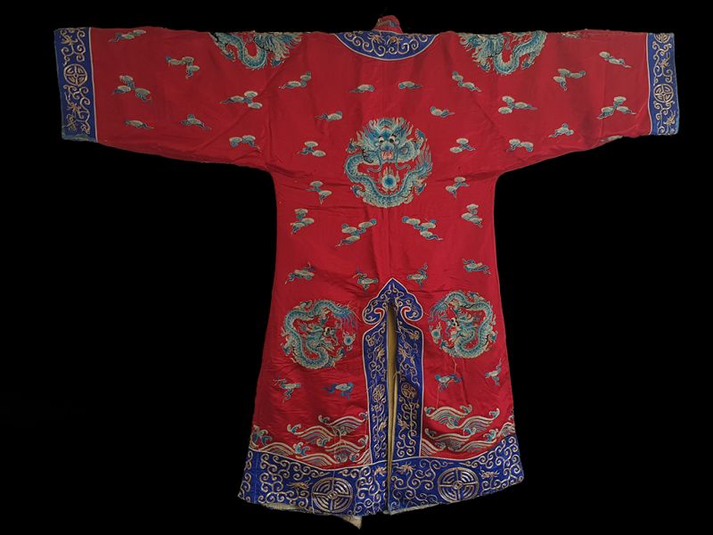 Antiguo teatro traje chino Rojo 2