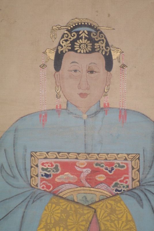 Antike Ahnenbilder Kaiserin Qing Dynastie 4