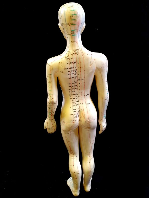 Antike chinesische Akupunktur-Statue - Plastik - Frau 2 4
