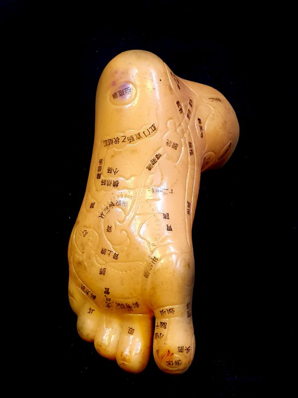 Antike chinesische Akupunktur-Statue - Plastik - Fuß 3 3