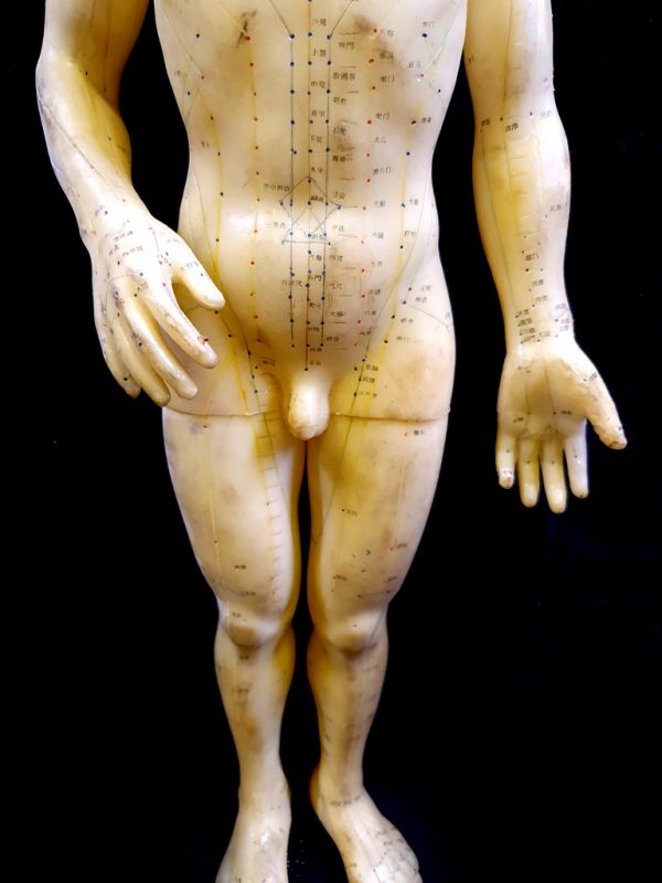 Antike chinesische Akupunktur-Statue - Plastik - Mann 2 3