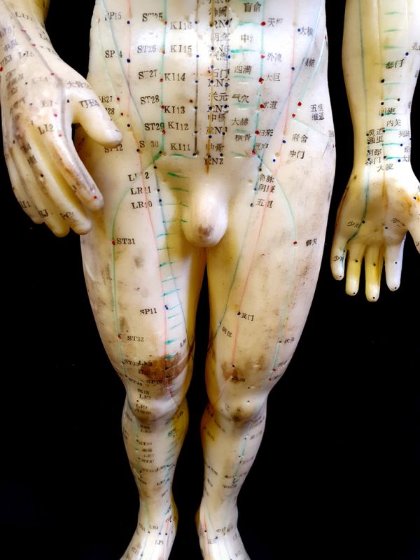 Antike chinesische Akupunktur-Statue - Plastik - Mann 3 3