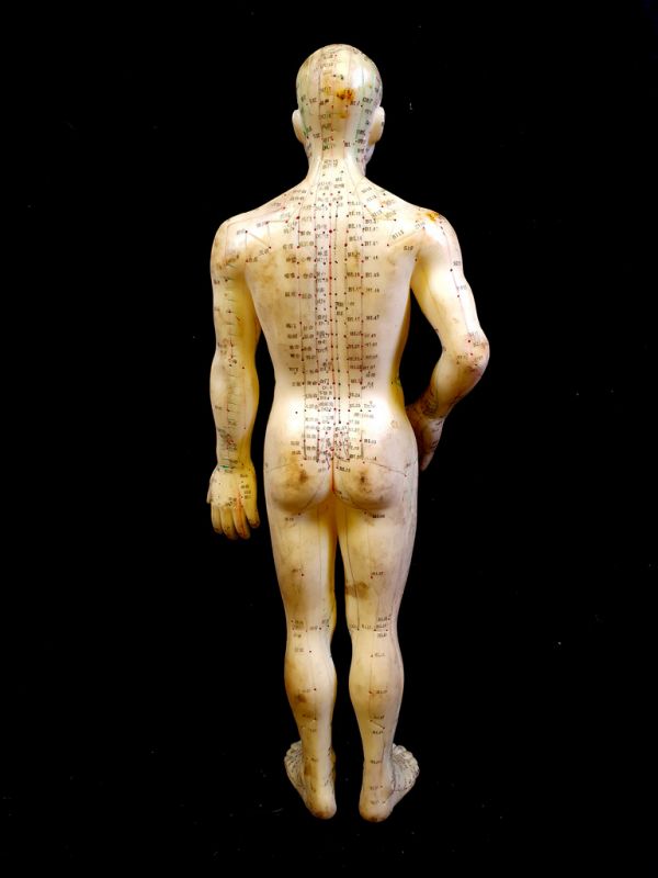 Antike chinesische Akupunktur-Statue - Plastik - Mann 3 4