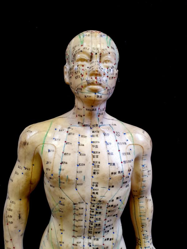 Antike chinesische Akupunktur-Statue - Plastik - Mann 5 2