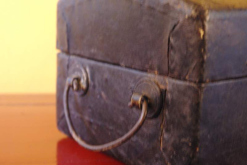 Antike Chinesische Koffer Lange schwarze Box 3