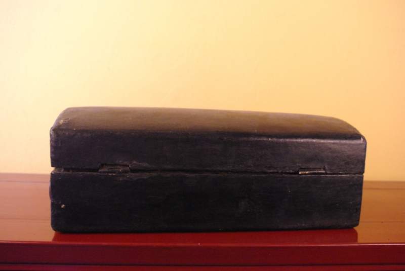 Antike Chinesische Koffer Lange schwarze Box 5