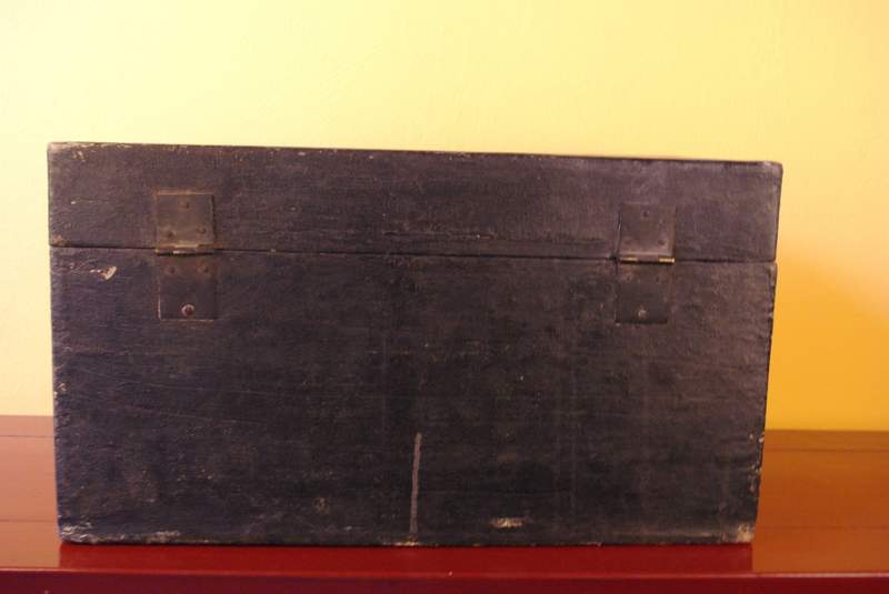 Antike Chinesische Koffer Schwarzem Holz 5